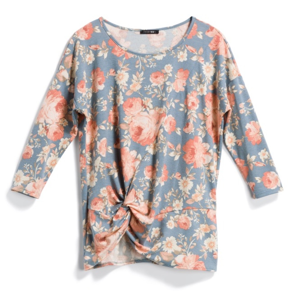 Papermoon twist front knit top